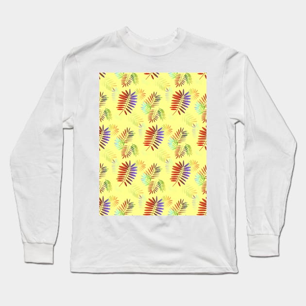 Cascading Tropics Long Sleeve T-Shirt by SartorisArt1